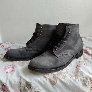 Italian Leather boots size 11 gray